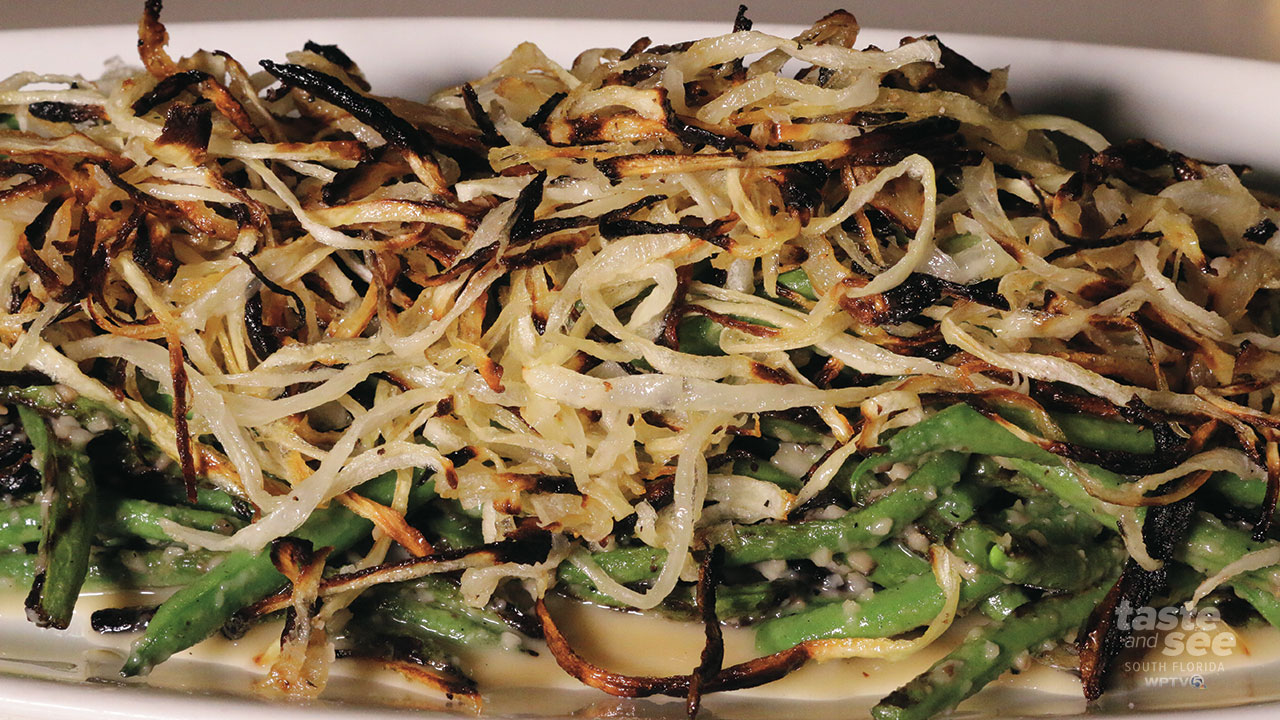 'A Spread of Thanks' - Healthy Green Bean Casserole