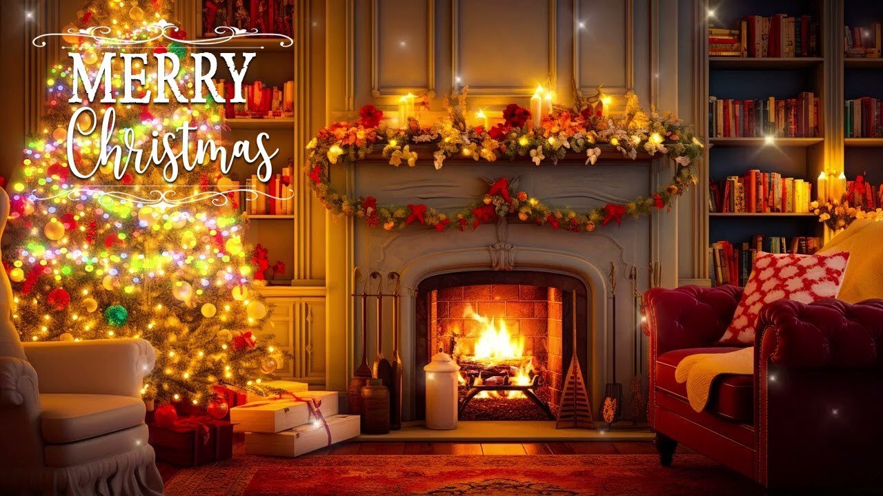 Christmas Music By The Warm Fireplace, Recreate The Merry Christmas For Everyone