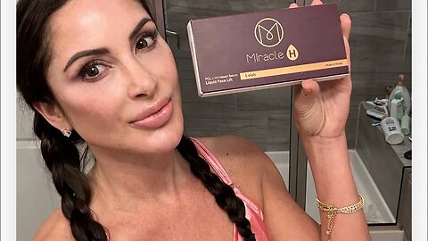 MIRACLE H Mesotherapy | GlowFace.Store Code LOIS save $$$ | | Face Lift In A Bottle |Over 40 | Glowing Tight Youthful Skin