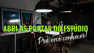 TOUR PELO MEU ESTÚDIO DE GRAVAÇÃO [Microfone especial]