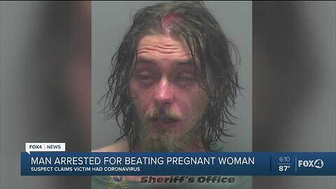 Man arrested for beating pregnant woman