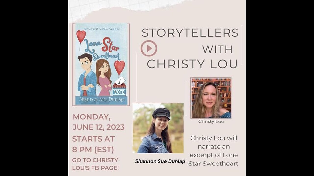 Storytellers with Christy Lou featuring Shannon Sue Dunlap