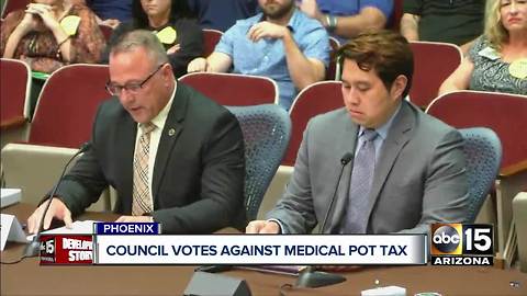 Phoenix City Council nixes idea to tax medical marijuana to pay for public safety