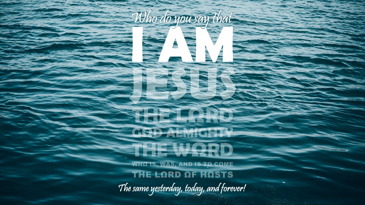 Who Do You Say That I AM - A Study with OneSource Ministries