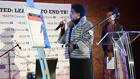 SOUTH AFRICA - Cape Town -Launch of TB caucus (nBA)