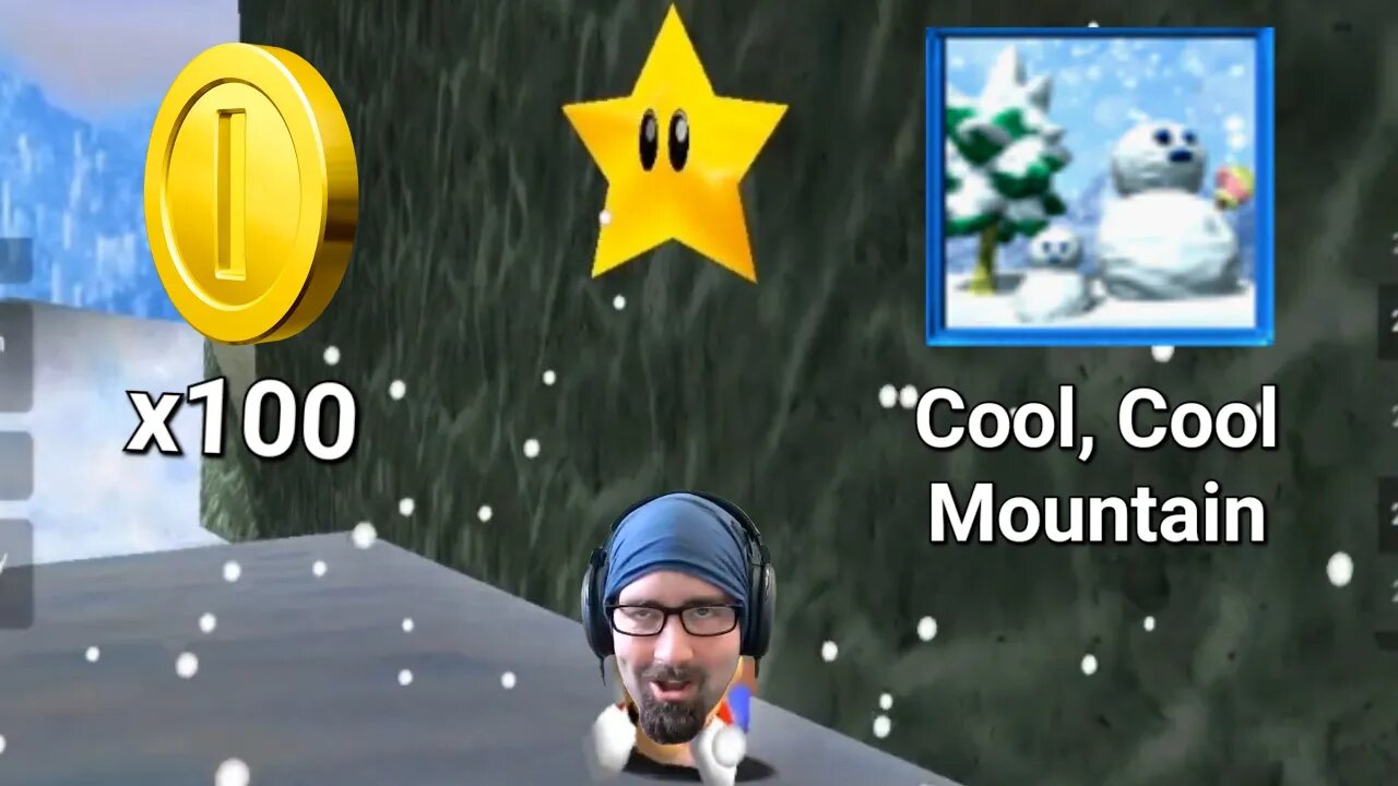 100 Coin Star in Cool, Cool Mountain - Super Mario 64