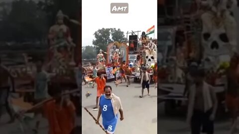 सच में उत्तर प्रदेश के पुलिस ने कावड़ यात्रियों को ।।🙏🥺 #bholenath #shorts