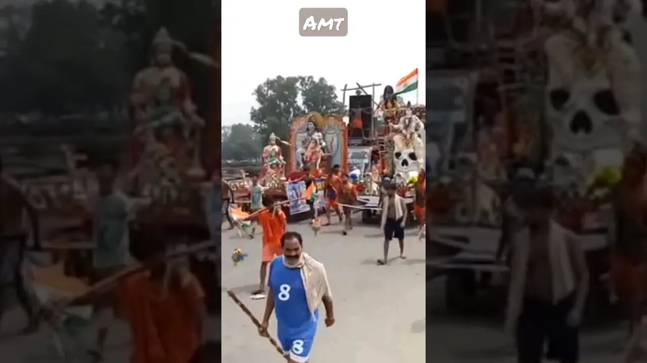 सच में उत्तर प्रदेश के पुलिस ने कावड़ यात्रियों को ।।🙏🥺 #bholenath #shorts