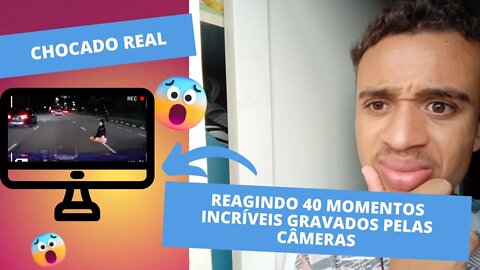 Reagindo 40 Momentos Incríveis Gravados Pelas Câmeras de Vigilância
