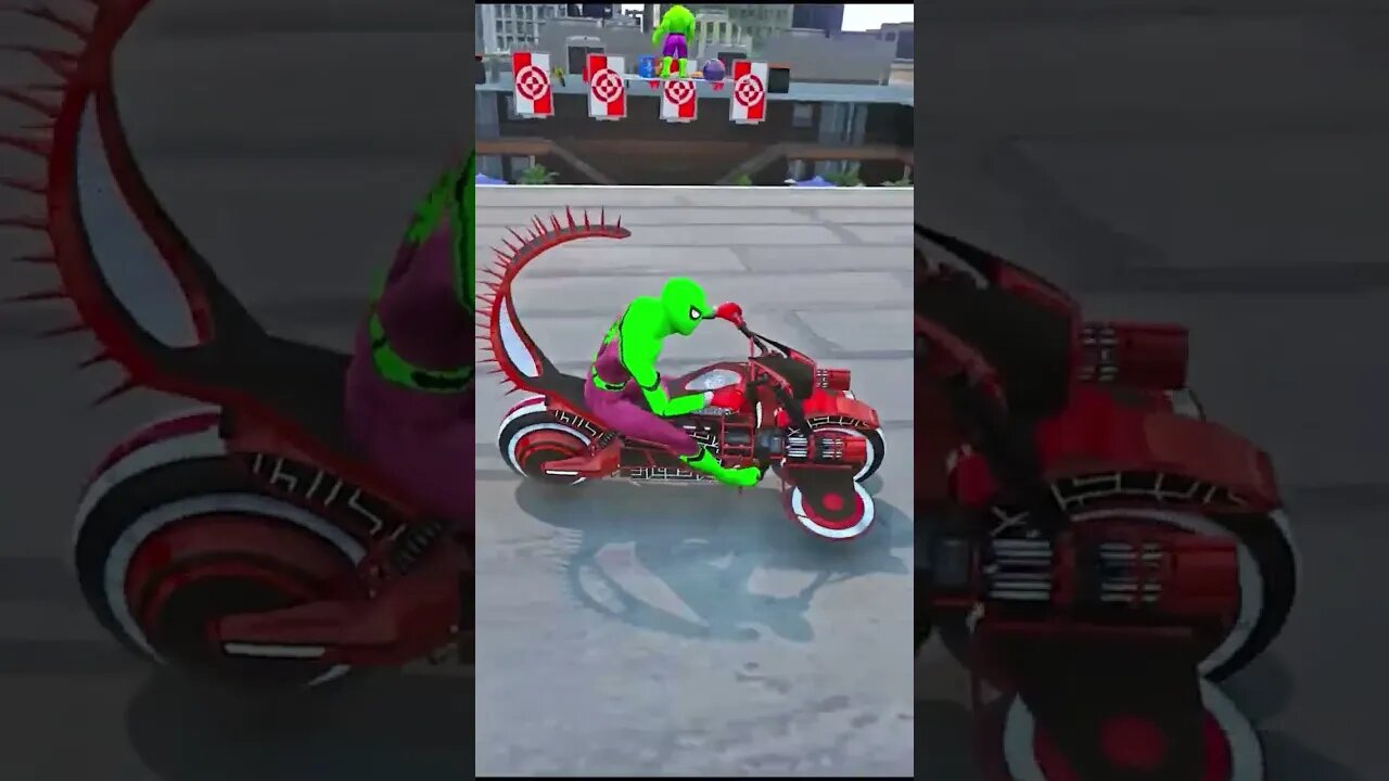 spider man GTA bike game #game #gaming #viral