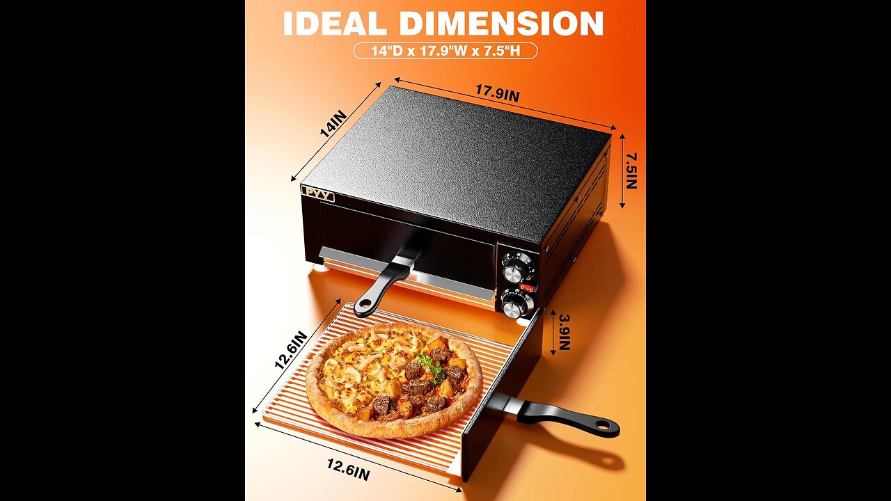 Electric Pizza Oven Indoor Countertop Pizza Oven Commercial Pizza Maker