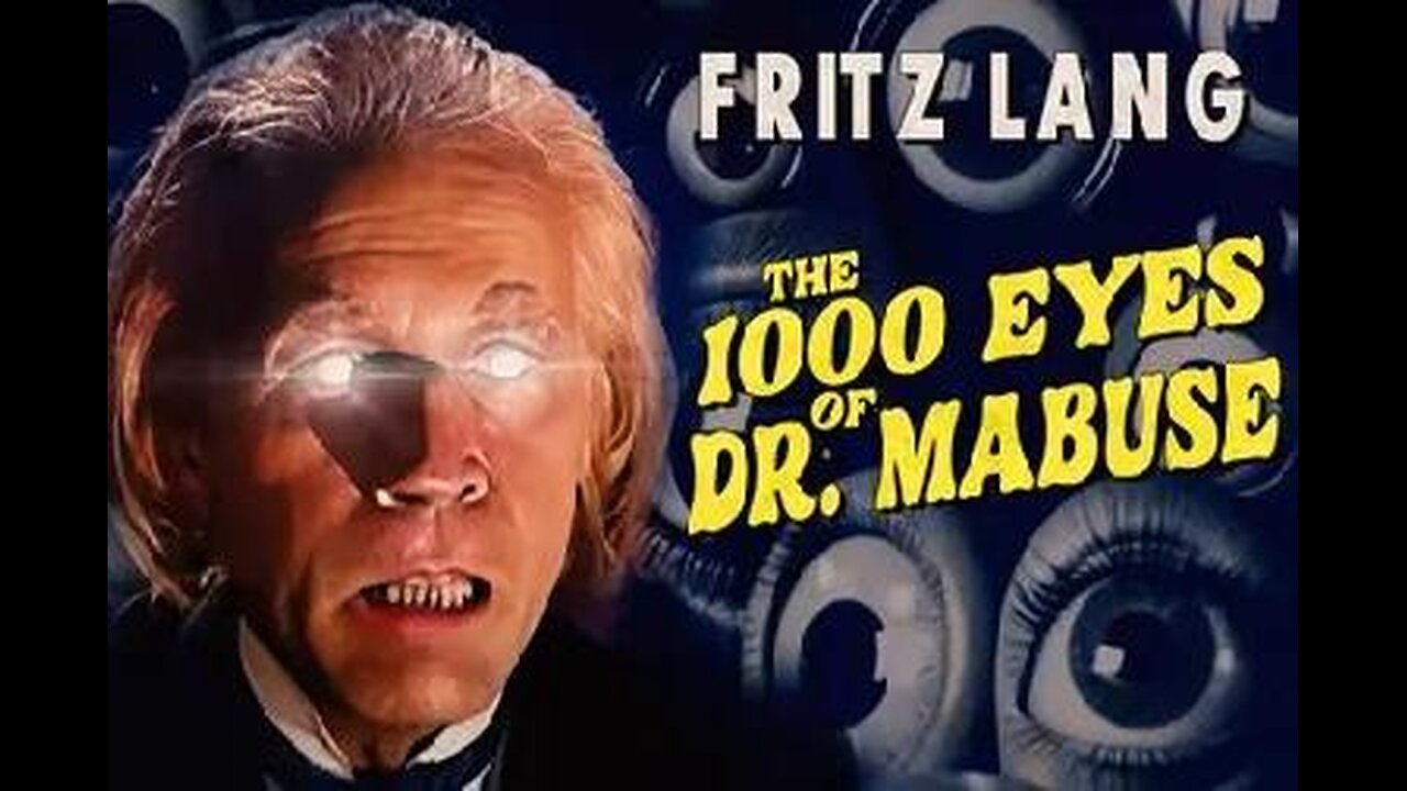 THE 1,000 EYES OF DR. MABUSE 1960 Fritz Lang's Final Film Resurrects Dr Mabuse FULL MOVIE in HD