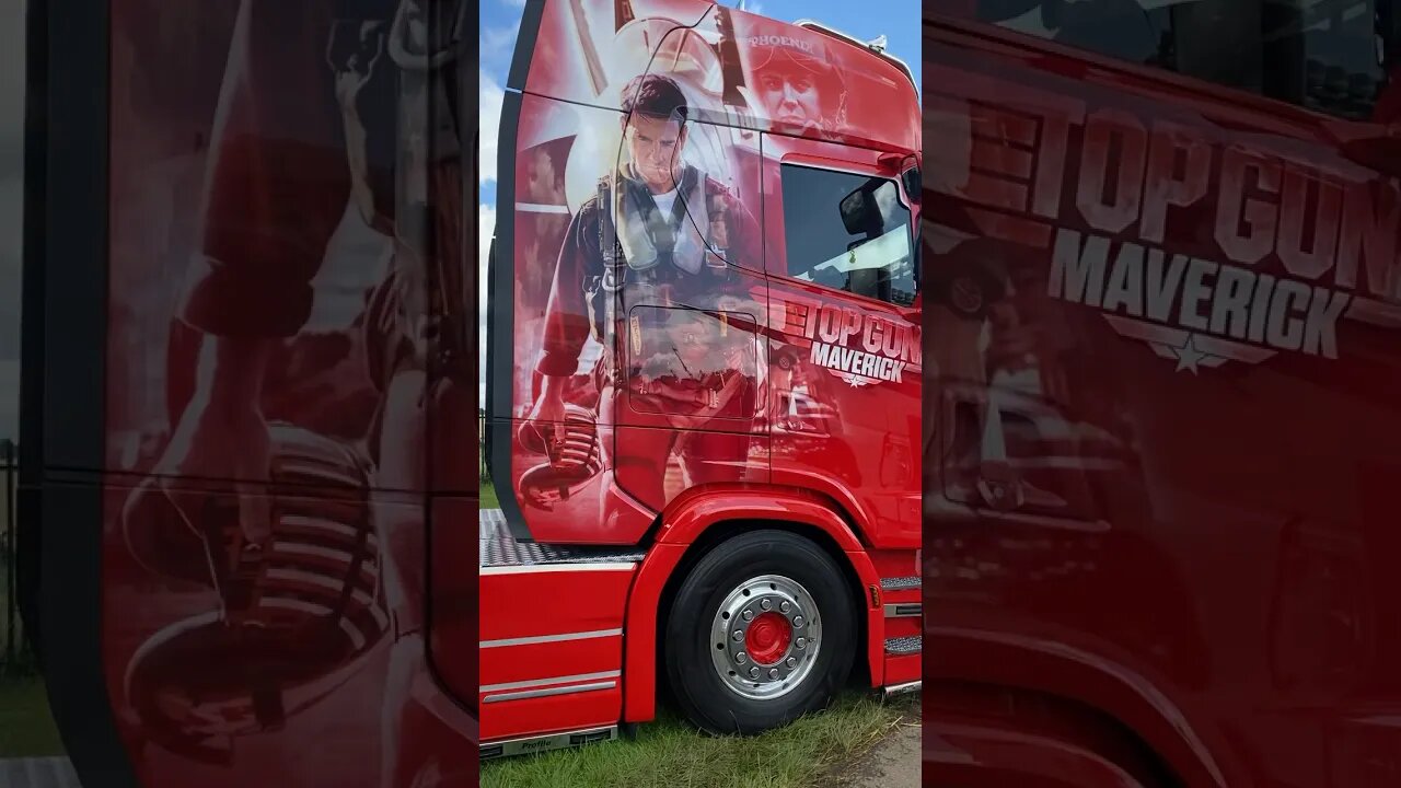 Top Gun Maverick V8 Scania #scania #v8 #trucks #truck #trucklife