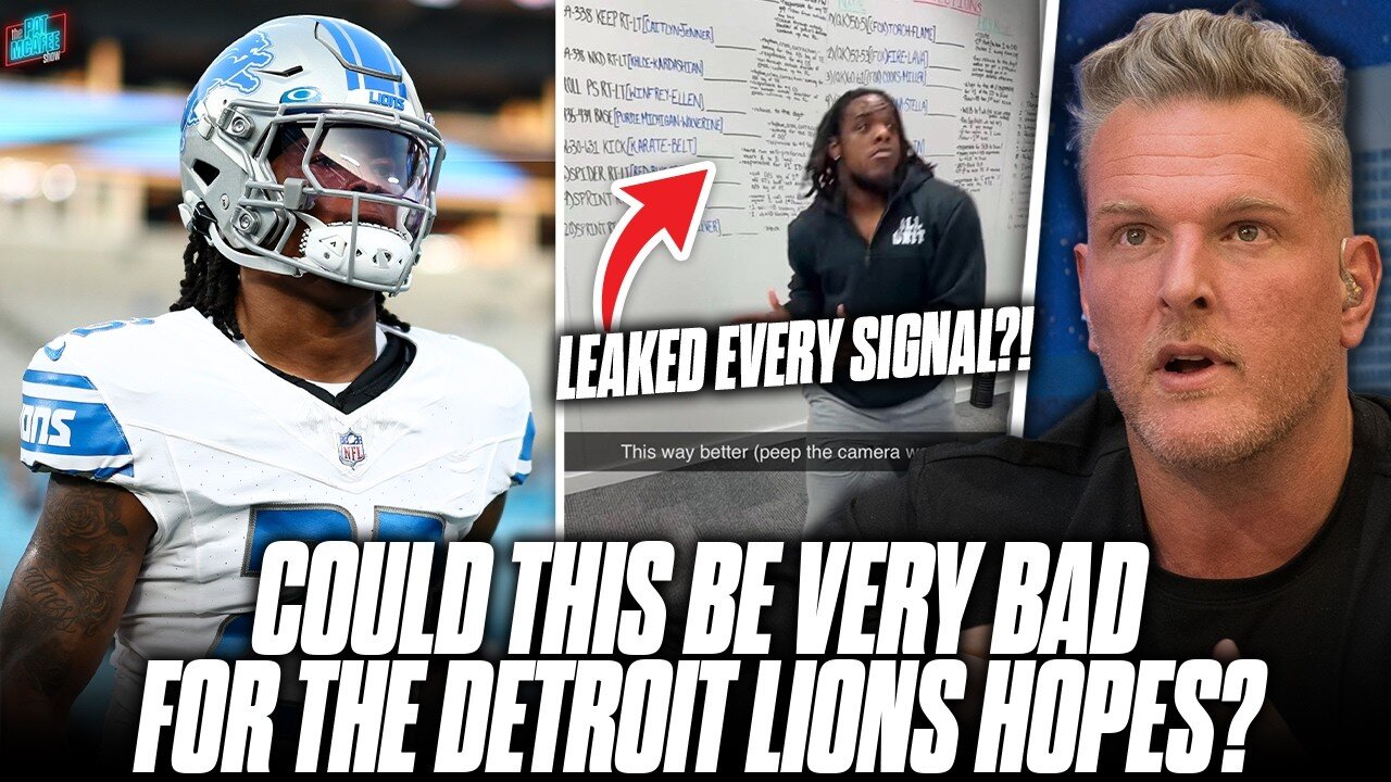 Jahmyr Gibbs Leaks ALL Of Lions SIgnal Codewords... How Serious Is It? | Pat McAfee Show