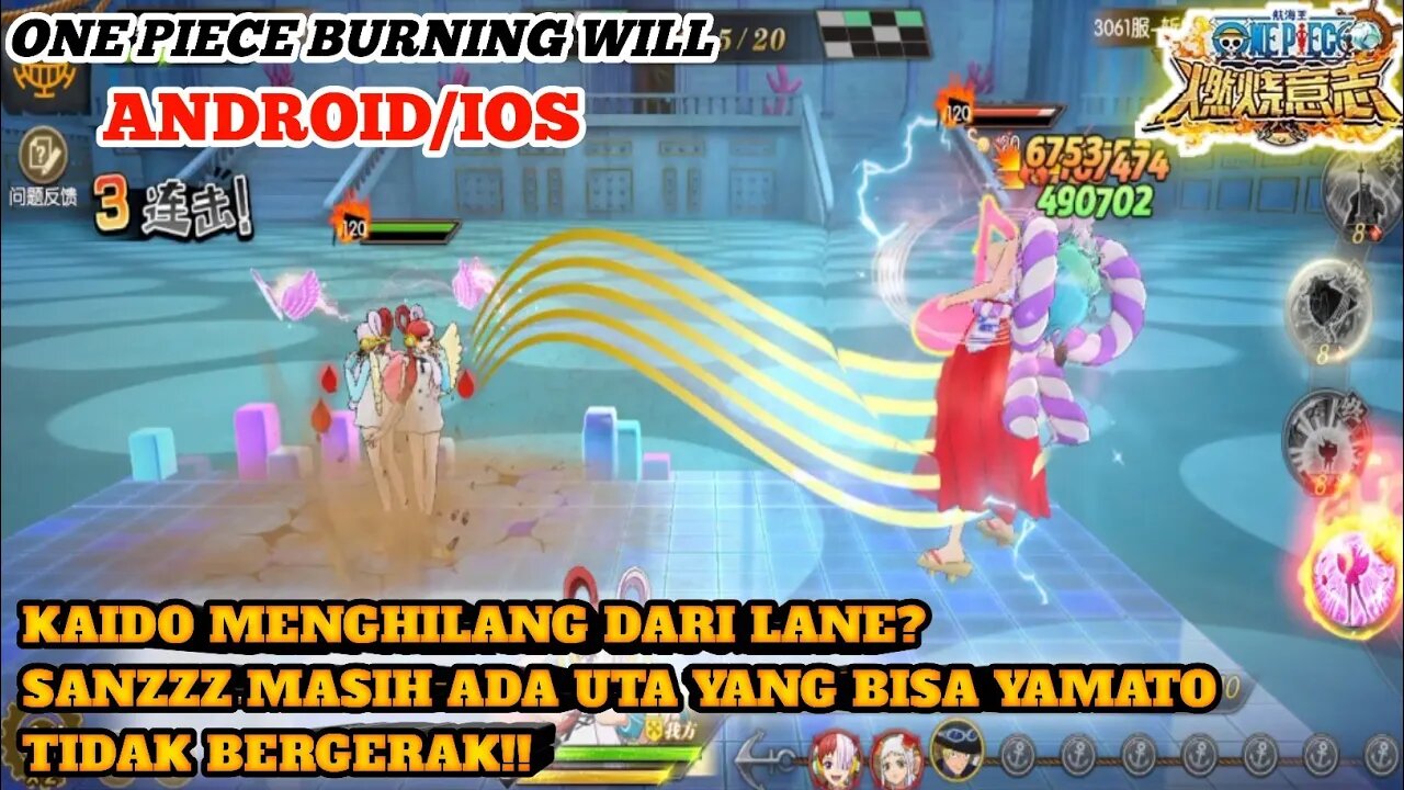 YAMATO MASIH TIDAK BERKUTIK SAMA UTA / Kaido Out Dari Lane Uta Solusinya | One Piece Burning Will CN