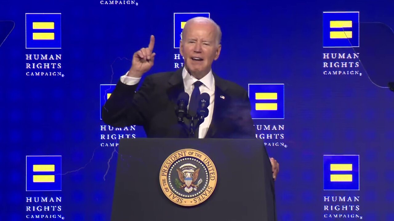 Pandering President Joe Biden says "LGBT Community" is giving people HOPE all around the world