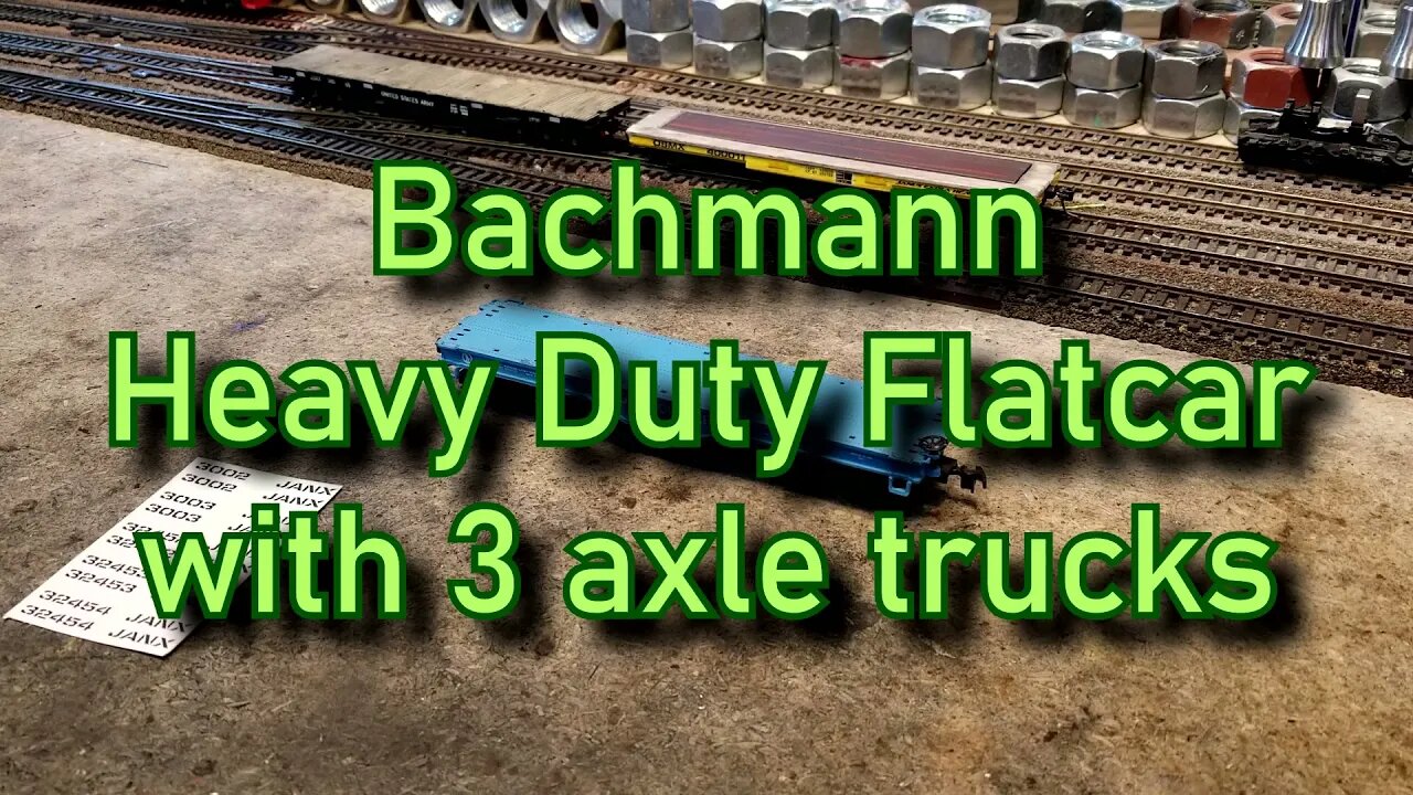 Bachmann Heavy Duty Flatcar Rebuild