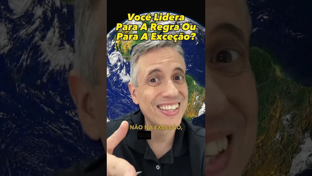 Você Lidera Para A Regra Ou Para A Exceção? #minutodaliderança 374