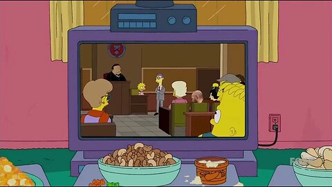 Homer Watches The Andrew Tate Trial