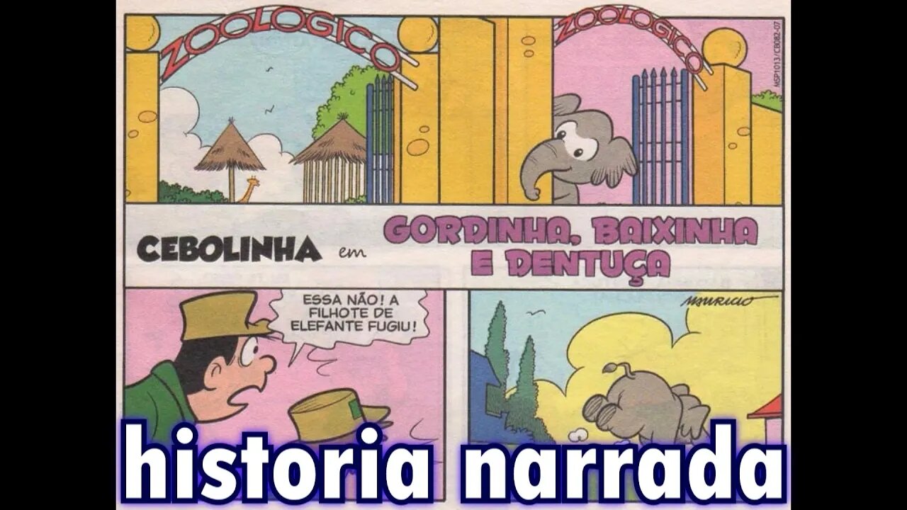 Cebolinha em-Gorducha, baixinha e dentuça | Gibis do Rapha