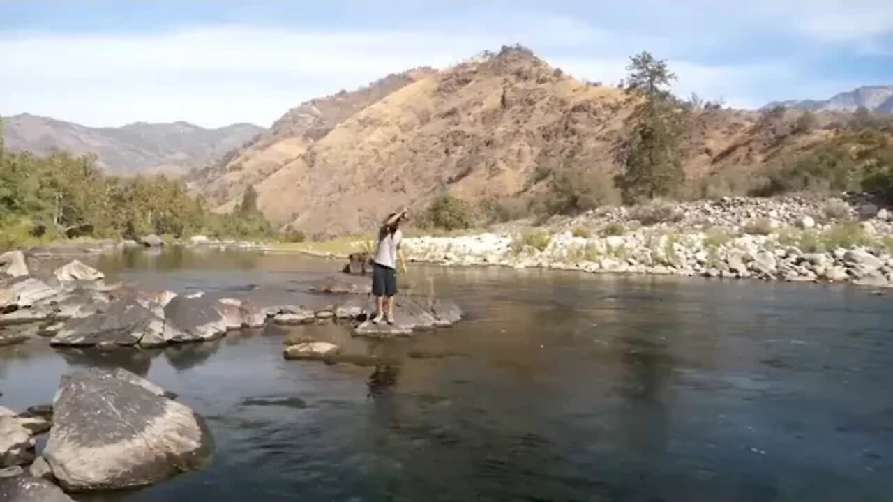 WILD TROUT and Cajun Crawfish Boil, ALONE in REMOTE WILDERNESS %% 8