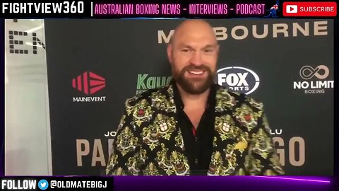 Tyson Fury Scouting Venues for Demsey McKean Fight | Tries Out Aussie Accent.