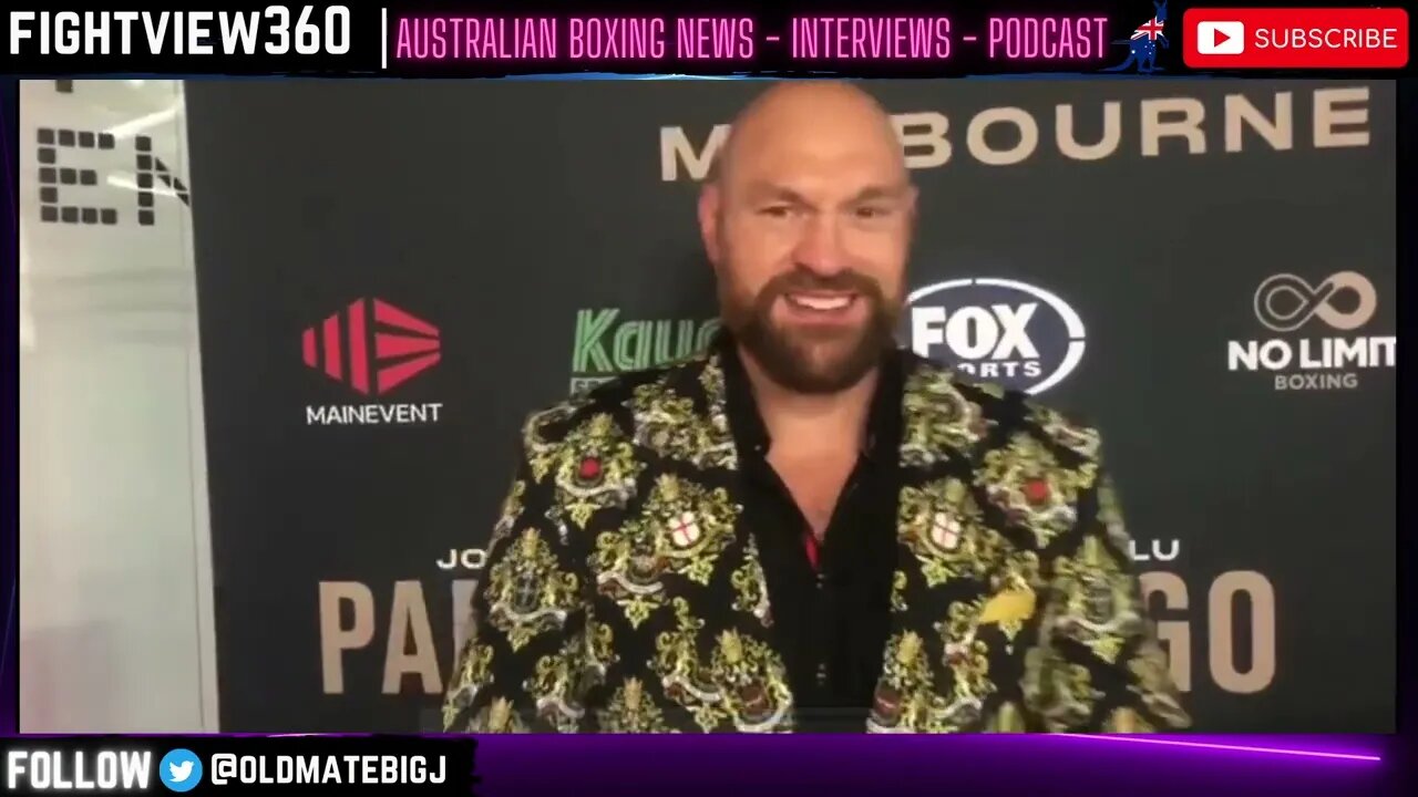 Tyson Fury Scouting Venues for Demsey McKean Fight | Tries Out Aussie Accent.