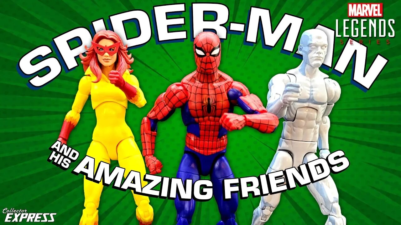 Marvel Legends Series Spider-Man and His Amazing Friends 3-Pack Hasbro Pulse Exclusive Review