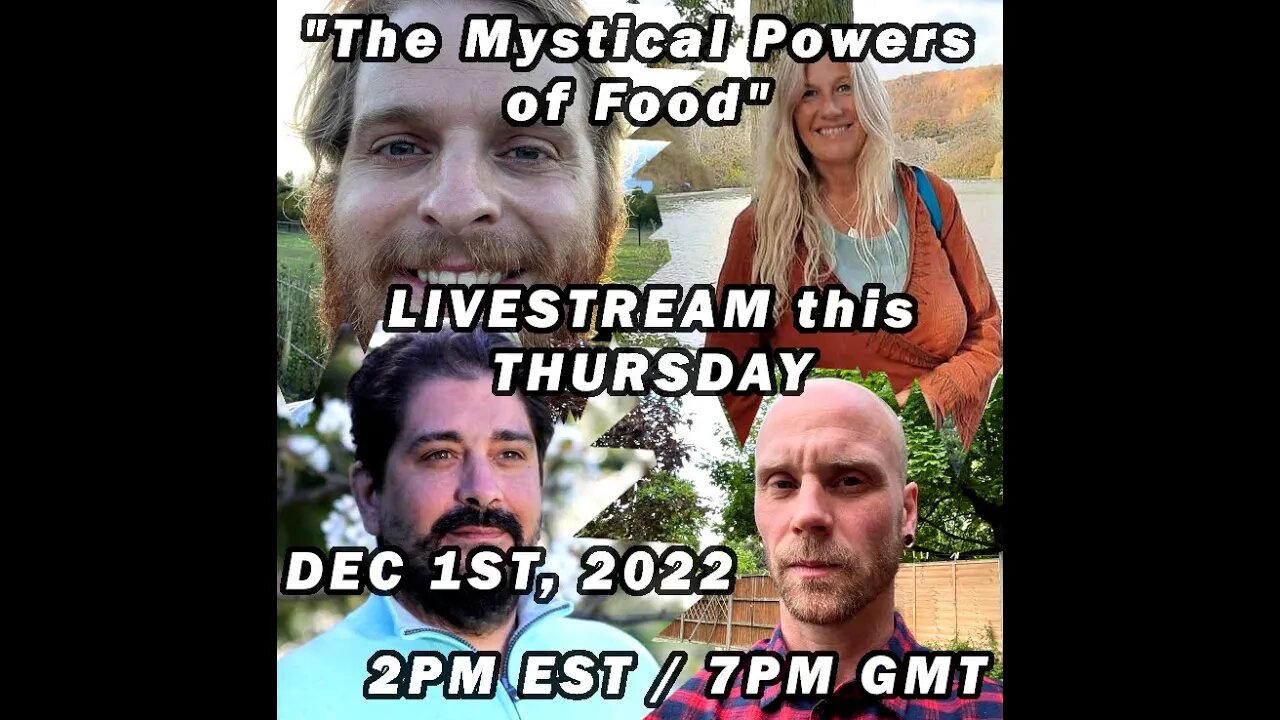 Live with Andrew Bartzis! The Mystical Powers of Food...