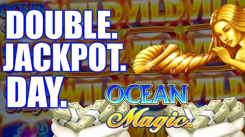 I CAN'T BELIEVE I DID IT TWICE! 💵 ONE OF THE JACKPOTS WAS MASSIVE ON $100/SPIN OCEAN MAGIC SLOTS!