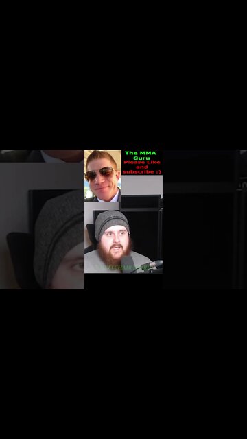 MMA Guru roasts and destroys Jesse ON FIRE! Jesse is the happy merchant meme but with click-bait.