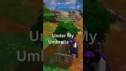 Under My Umbrella☂️🌂 #fortnite #fortnitegiveaway #vbucks #vbux #fortnitefunny #videogames #epicgame