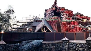 Splash Mountain Under Construction at Magic Kingdom