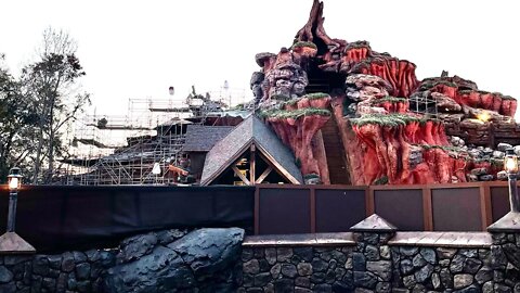Splash Mountain Under Construction at Magic Kingdom