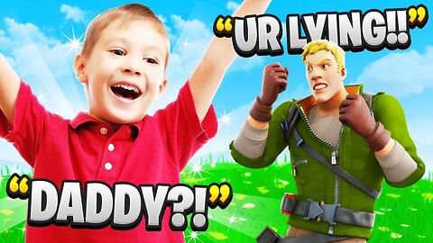 I Pretended To Be His SON In Fortnite