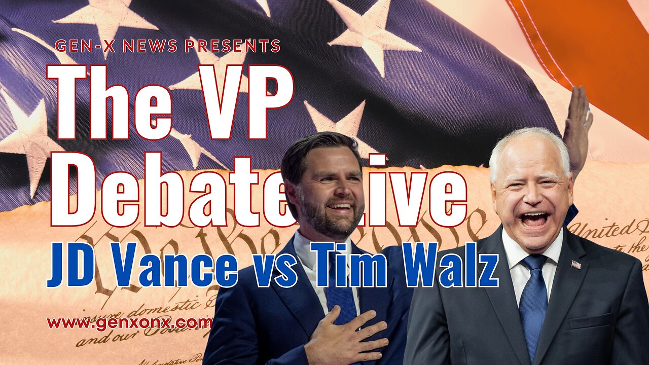 VP Presidential Debate JD Vance VS Tim Walz