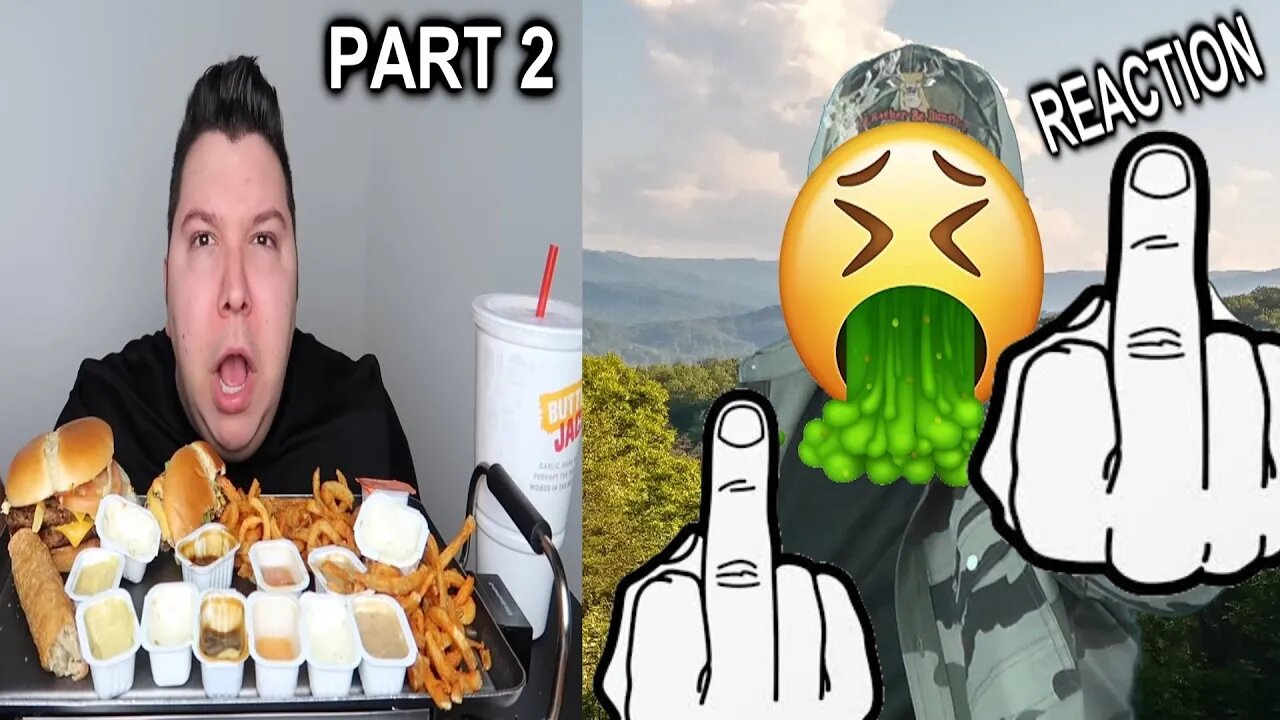 Massive Jack In The Box Feast - Mukbang (Nikocado Avocado) (Part 2) REACTION!!! (BBT)