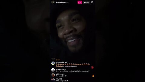 Kevin Gate Previews new music on Instagram Live Sounding Fire B4 Valentines Day. 12.02.23.