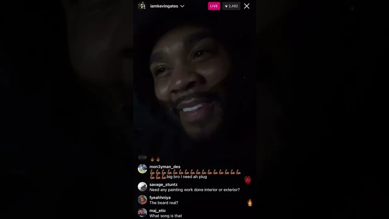 Kevin Gate Previews new music on Instagram Live Sounding Fire B4 Valentines Day. 12.02.23.