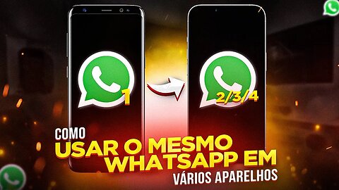 Como usar O MESMO WHATSAPP em até 4 CELULARES DIFERENTES (FUNÇÃO OFICIAL)