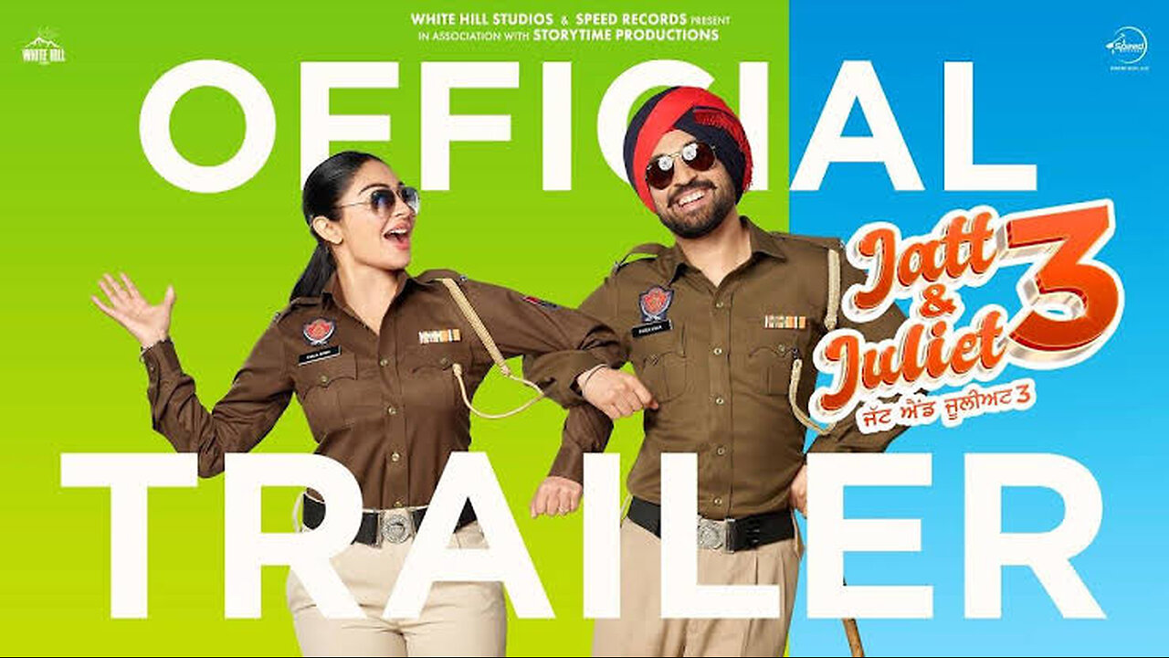 Jutt & Juliet 3 (Official Trailer): Diljit Dosanjh | Neeru Bajwa