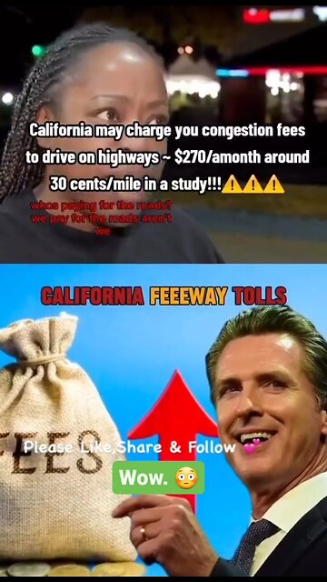 California May Charge Congestion Fees Like New York City.