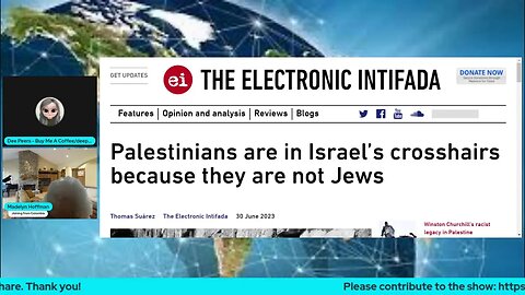 How Palestinians Are In Israel's Crosshairs Because Not Jewish (clip)