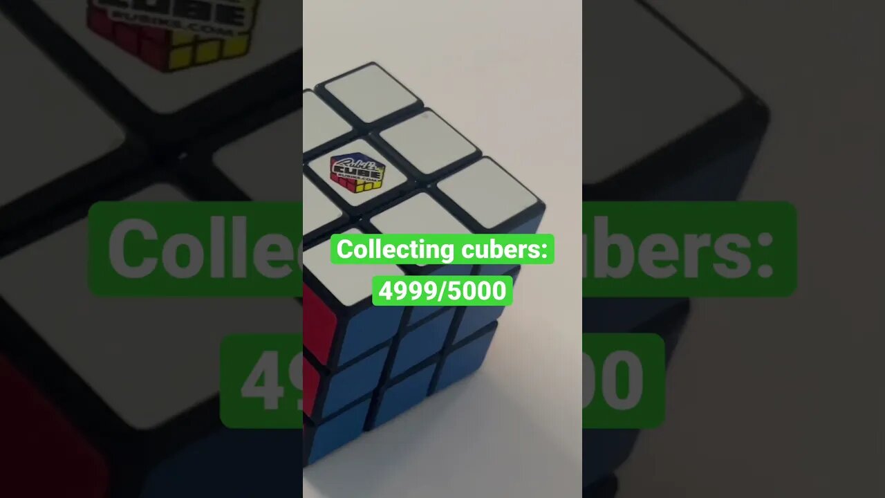 HUGE GIVEAWAY AT 5K #cubing #cuber #speedcubing #shorts