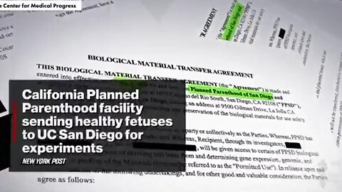 Sinister Planned Parenthood Caught w/ Aborted Baby Fetuses