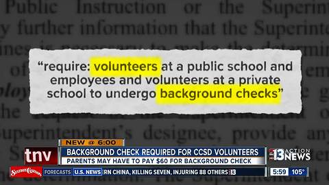 Background check now required for certain volunteers in Nevada