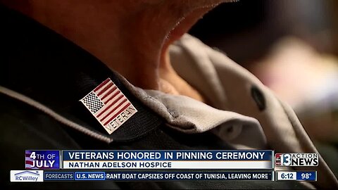 Las Vegas valley veterans honored in pinning ceremony for Fourth of July