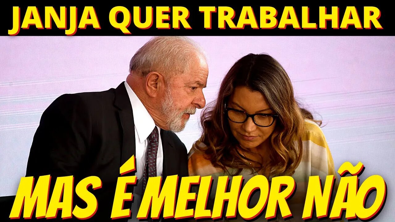 Janja cobra, mas Lula não quer criar cargo pra esposa - Entenda