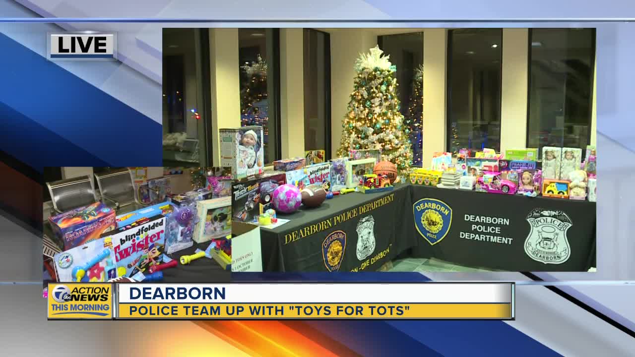 Dearborn Police team up with 'Toys for Tots'
