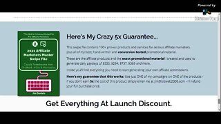 Shortcut To Affiliate Marketing Riches - Jim Daniels’ 2021 Affiliate Marketing Master Swipe File!